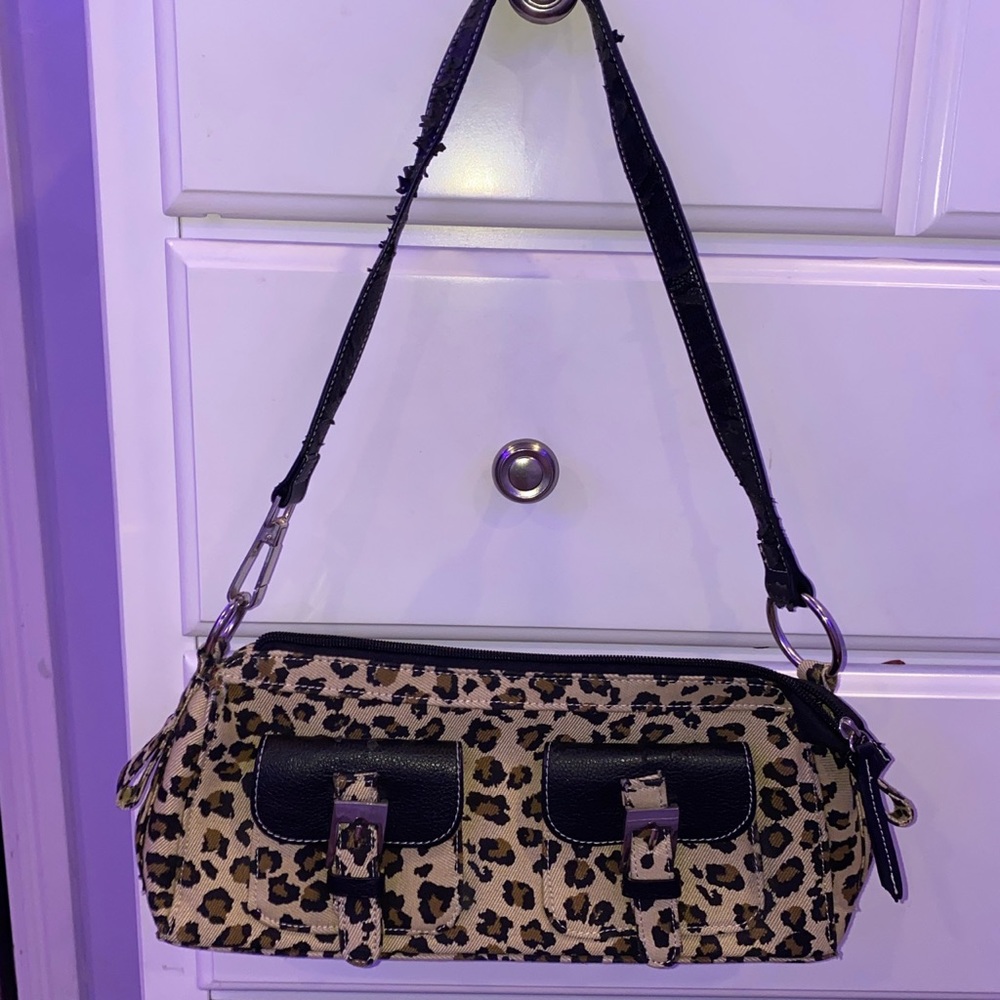 y2k leopard bag 🐆🤍